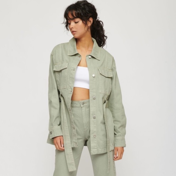 Belted Denim Shaket | DYNAMITE - Picture 14 of 14